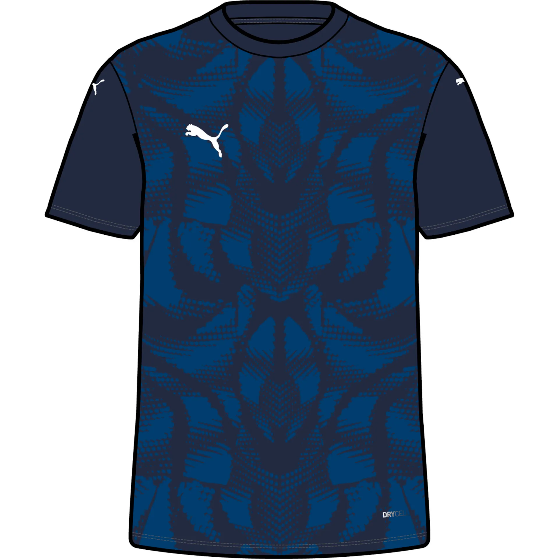 Футболка PUMA teamULTIMATE Jersey 706280 Темно-синій