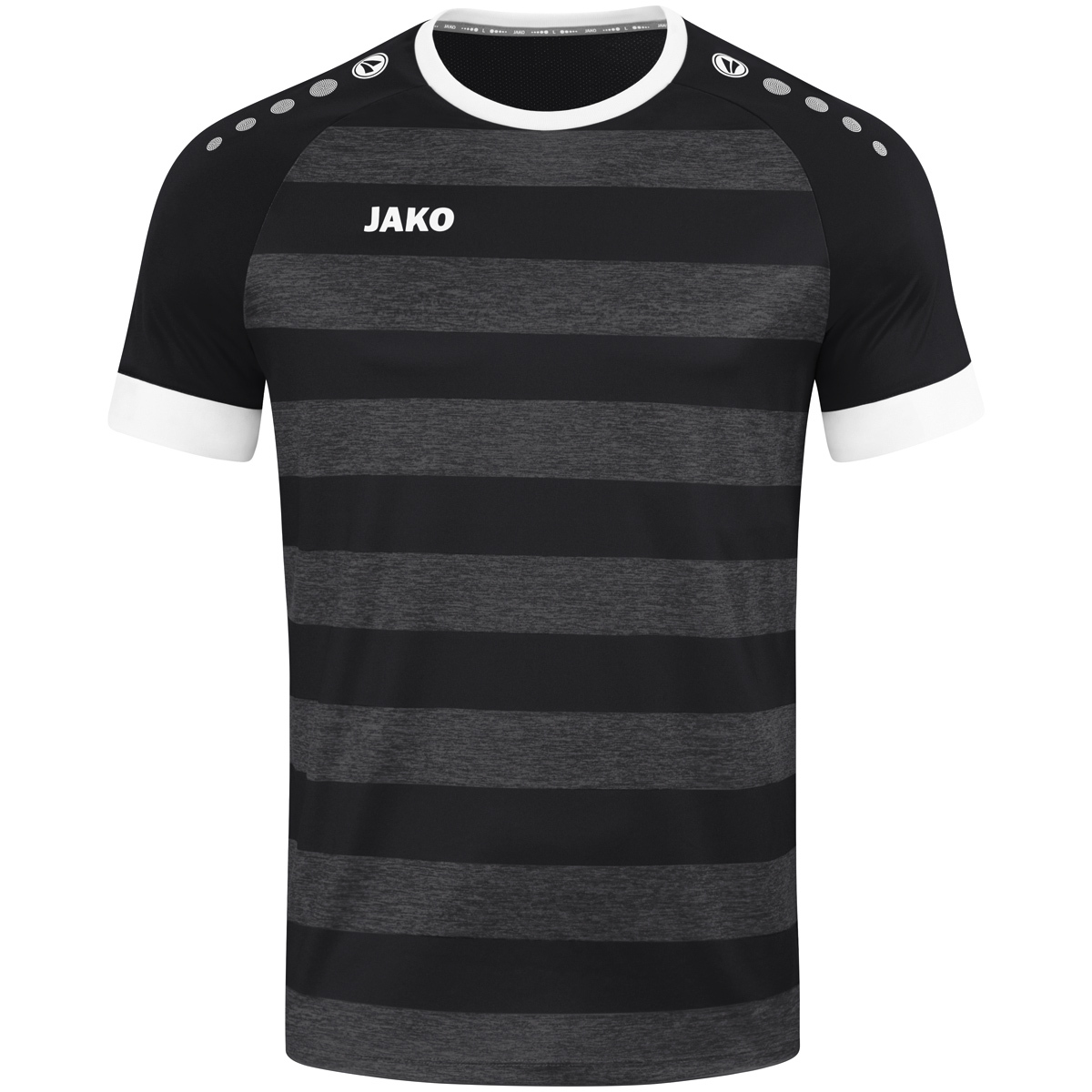 Футболка JAKO TRIKOT CELTIC MELANGE KA 4214 Темно-сірий/чорний