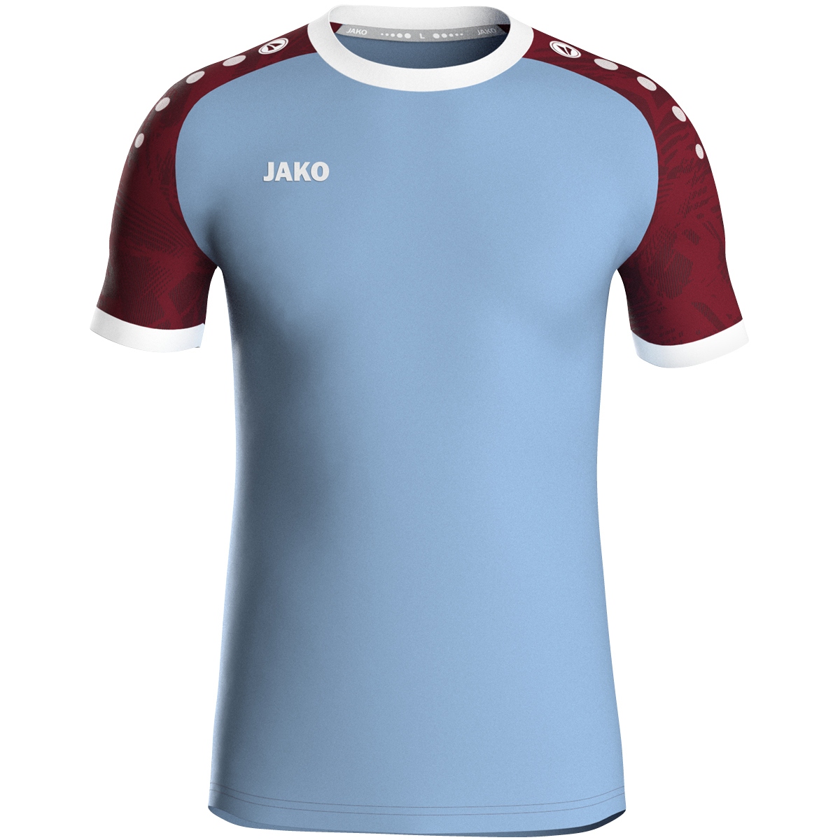 Футболка JAKO ICONIC 4224 Голубий/бурдовий