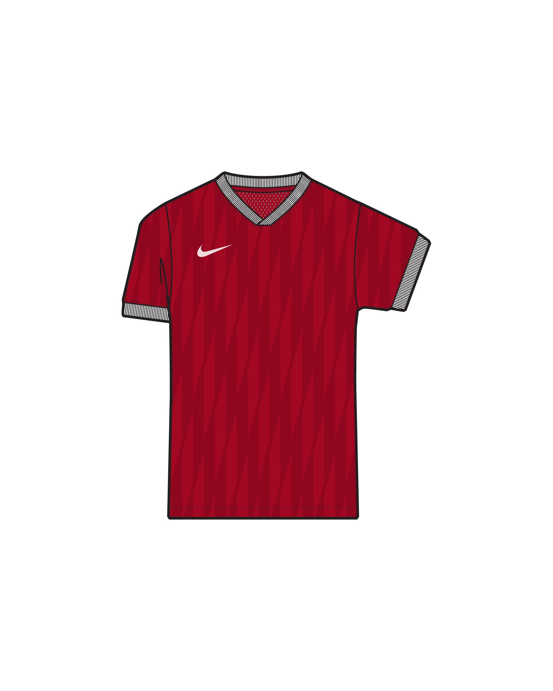 Футболка Nike  Challenge VI HV8141 Червоний/білий