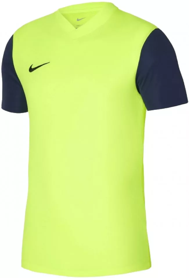Футболка Nike Tiempo Premier II DH8035  Салатовий/темно-синій