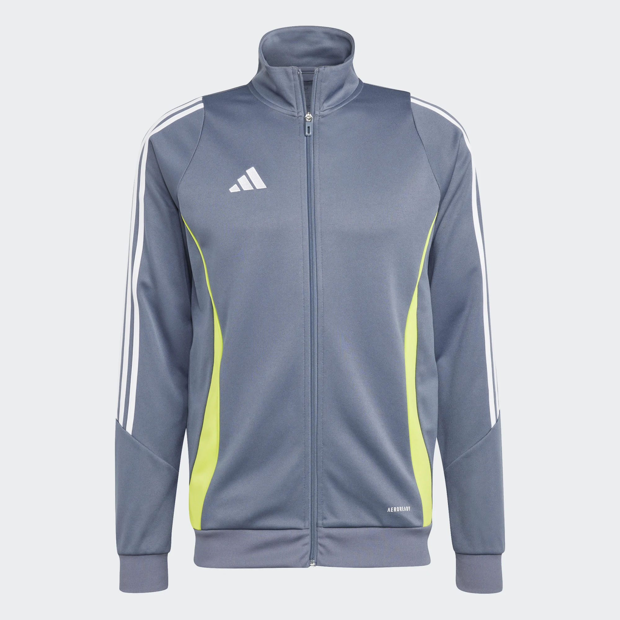Чоловіча спортивна олімпійка Аdidas Tiro 24 Training Jacket сірий/салатовий