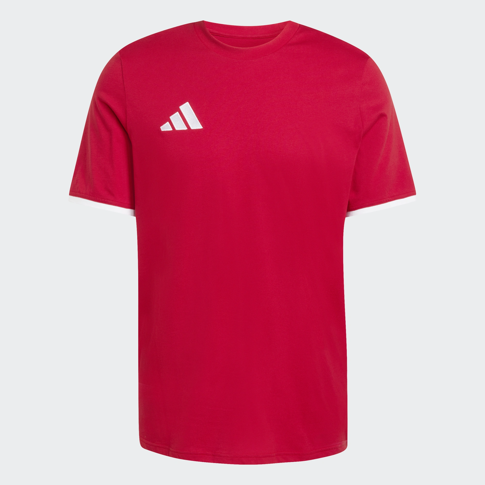 Футболка Adidas Entrada 26 Cotton Tee красный/белый
