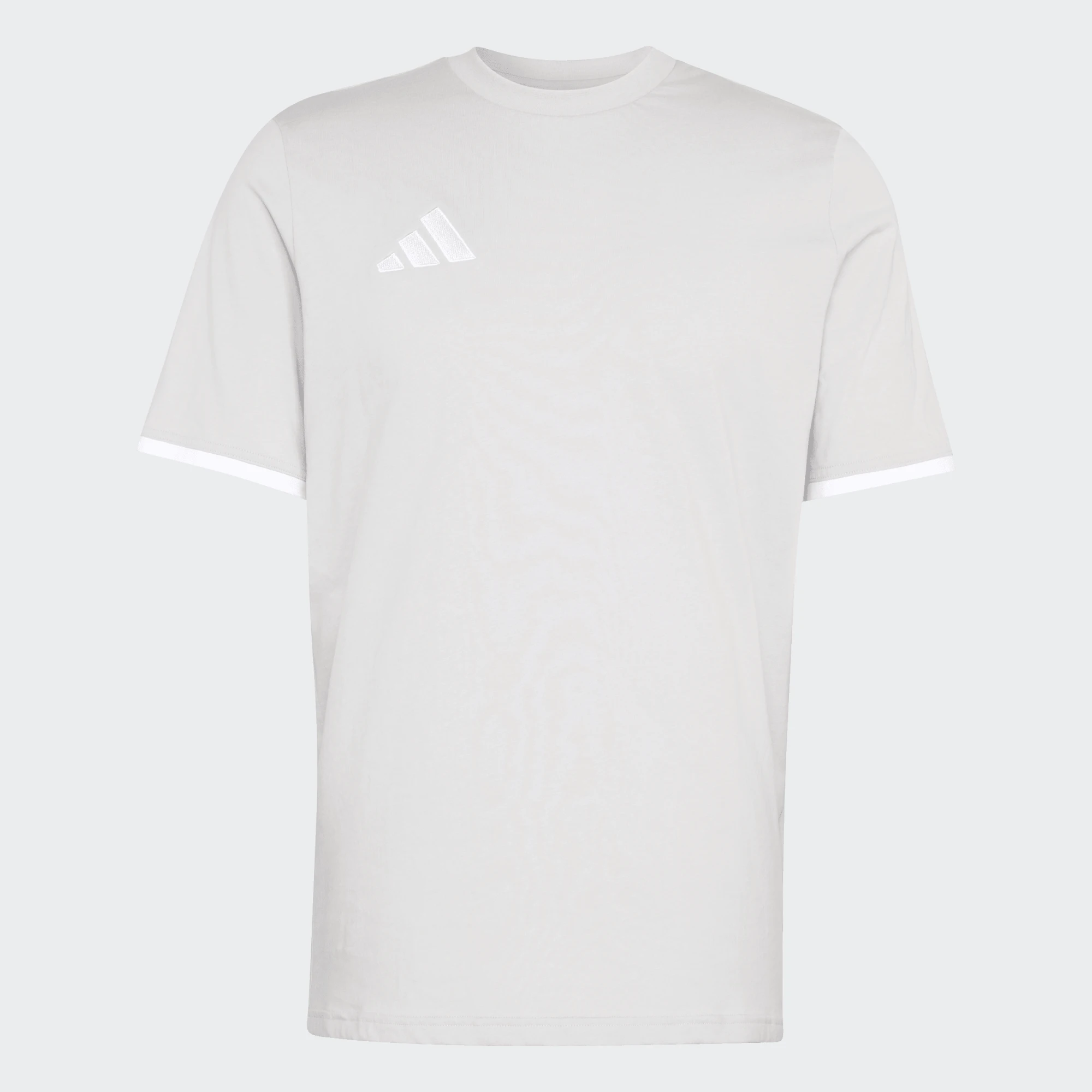 Футболка Adidas Entrada 26 Cotton Tee серый/белый