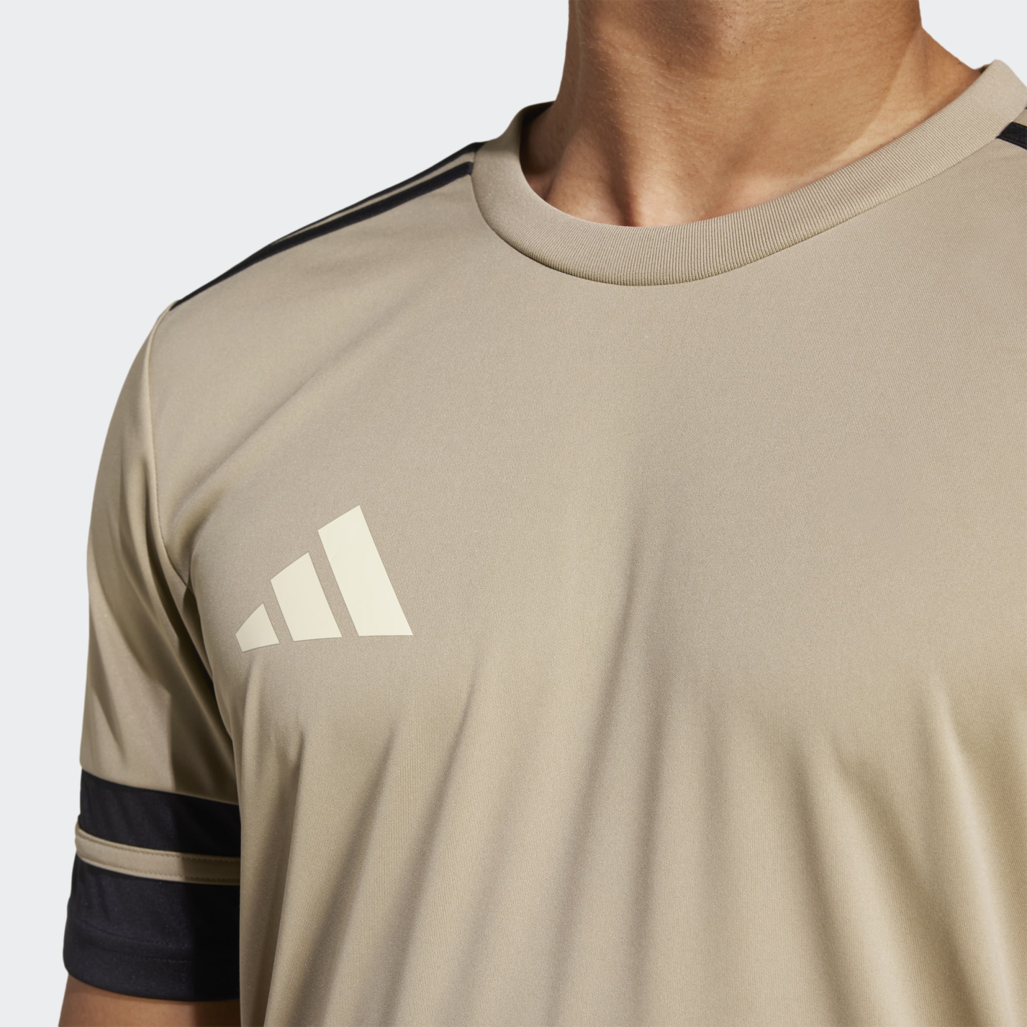 Футболка Adidas Squadra 25 бежевий/чорний
