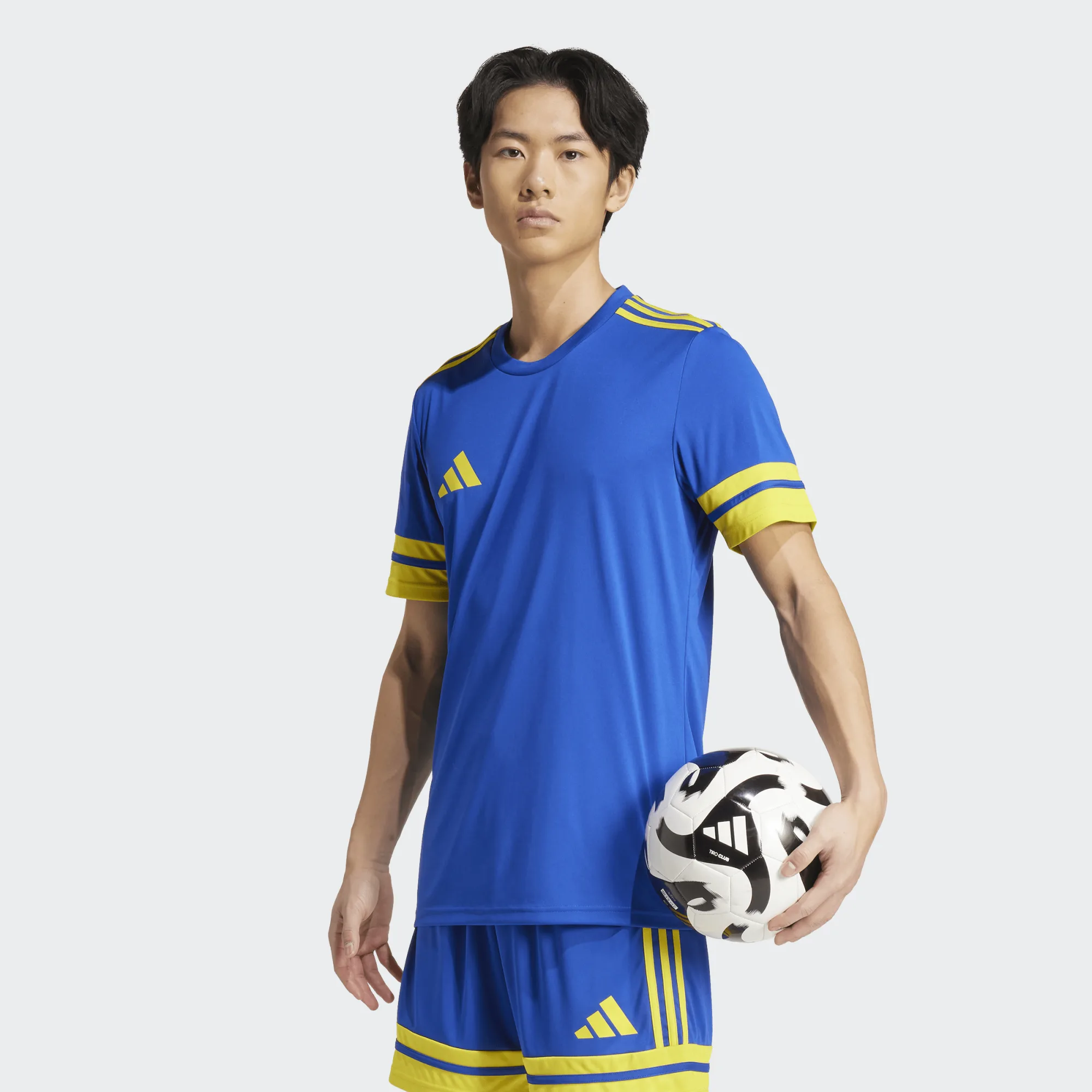 Футболка Adidas Squadra 25 синій/жовтий