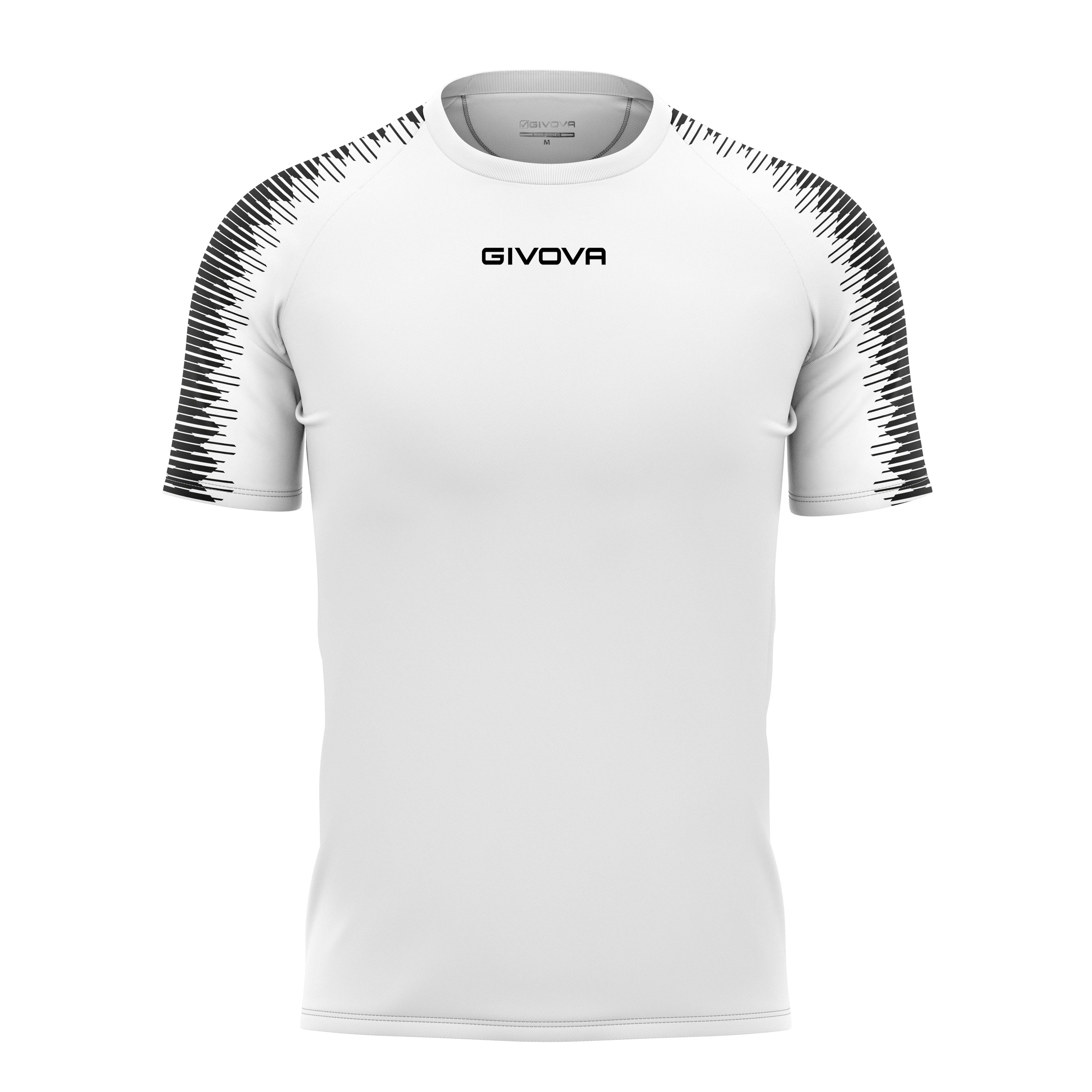 Футболка GIVOVA SHIRT CLUB IN MESH MAC10 белый/черный