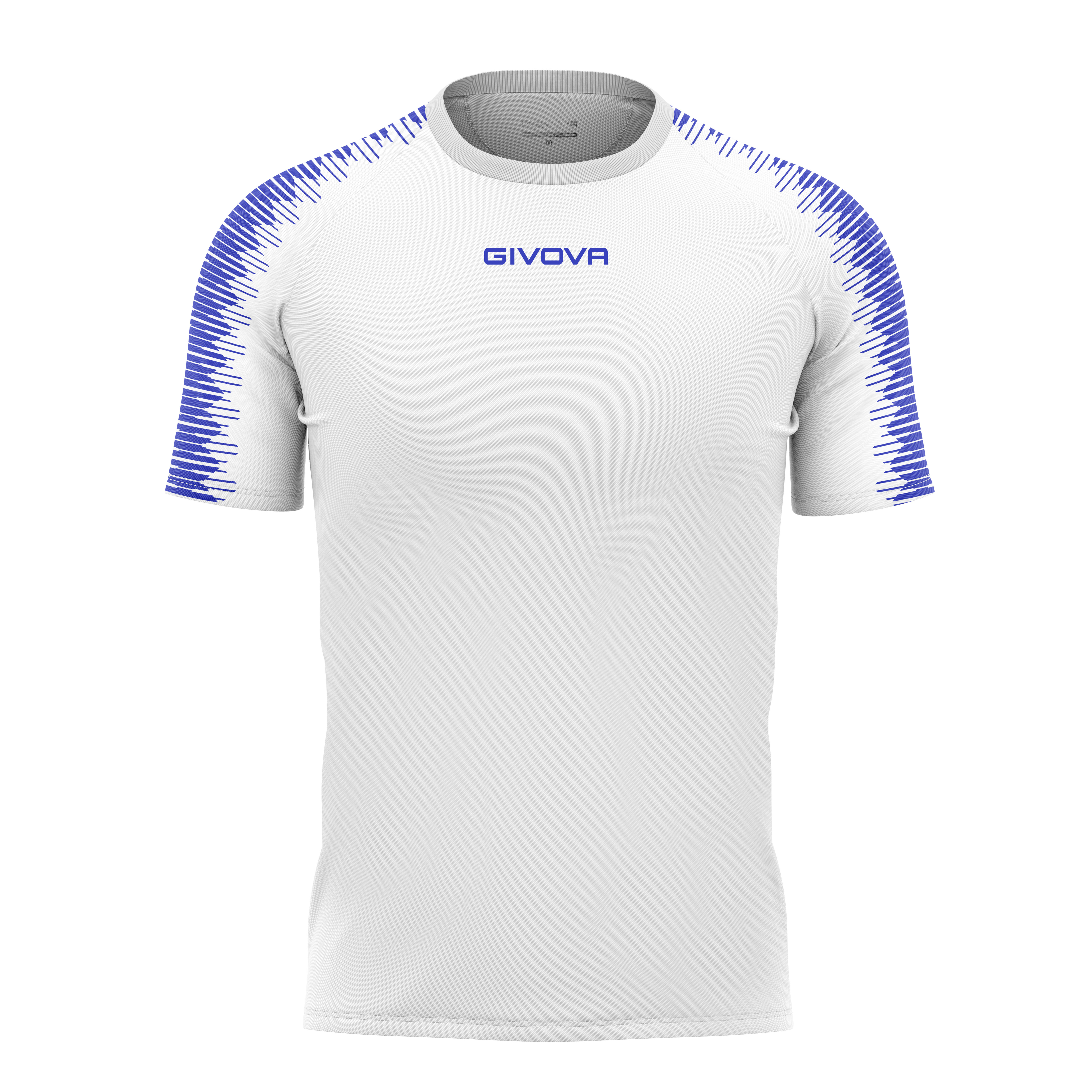 Футболка GIVOVA SHIRT CLUB IN MESH MAC10 белый/синий