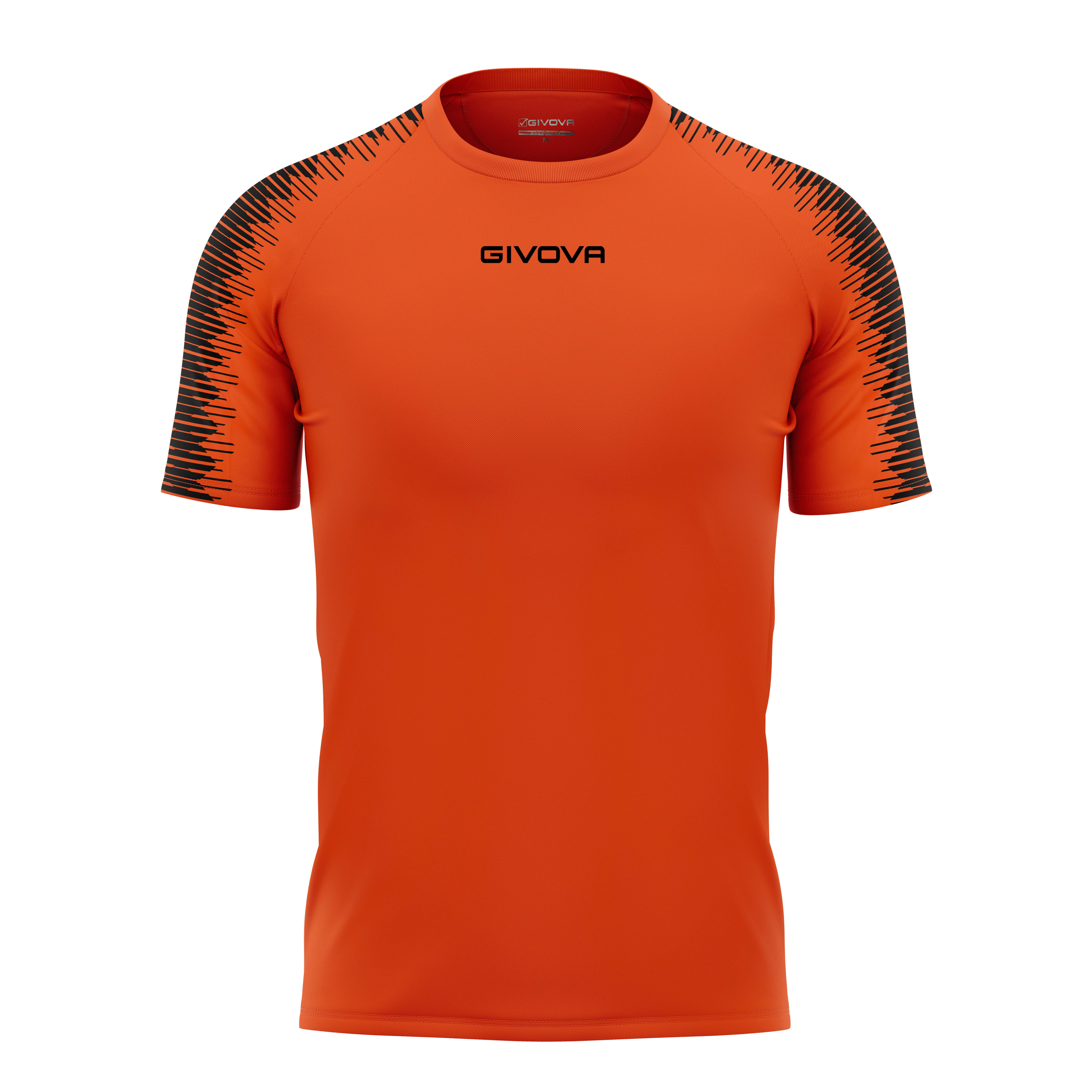 Футболка GIVOVA SHIRT CLUB IN MESH MAC10 оранжевый/черный