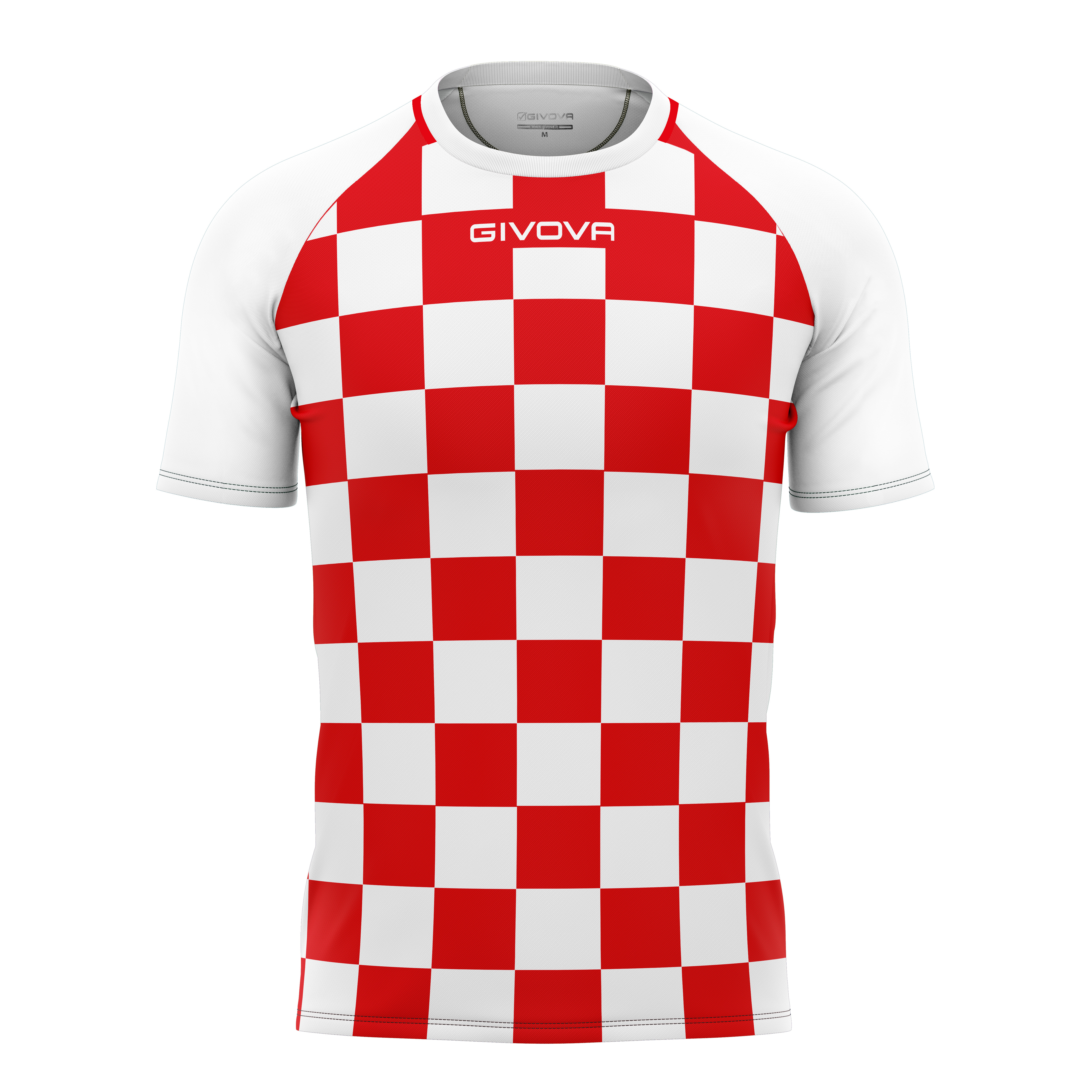 Футболка GIVOVA SHIRT DAMA INTERLOCK MAC33 білий/червоний