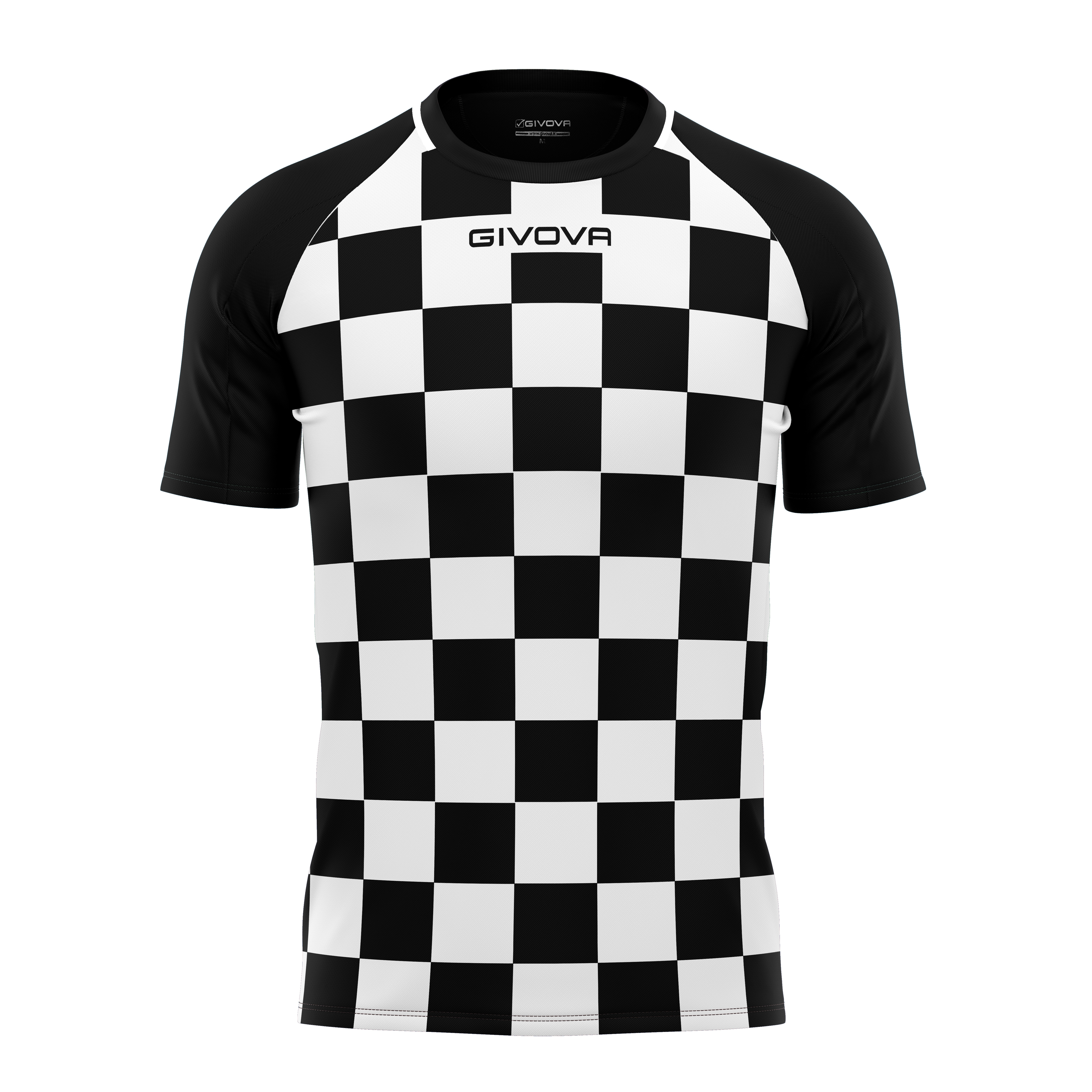 Футболка GIVOVA SHIRT DAMA INTERLOCK MAC33 білий/чорний