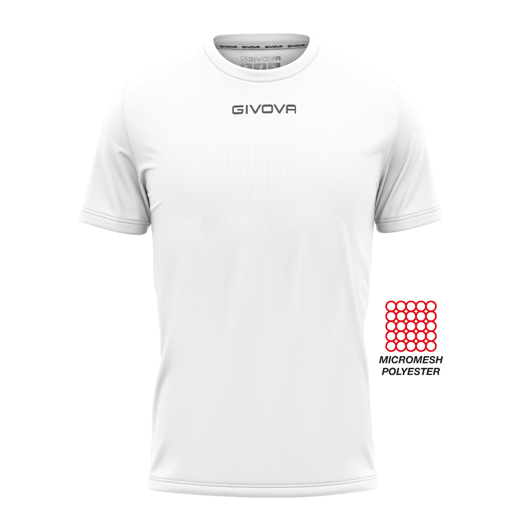 Футболка GIVOVA SHIRT GIVOVA ONE MICROFORATA MAC01 білий