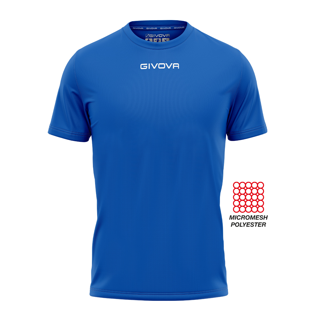 Футболка GIVOVA SHIRT GIVOVA ONE MICROFORATA MAC01 синій