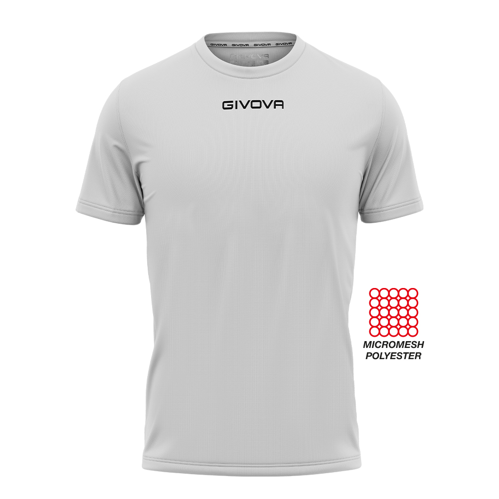 Футболка GIVOVA SHIRT GIVOVA ONE MICROFORATA MAC01 сірий