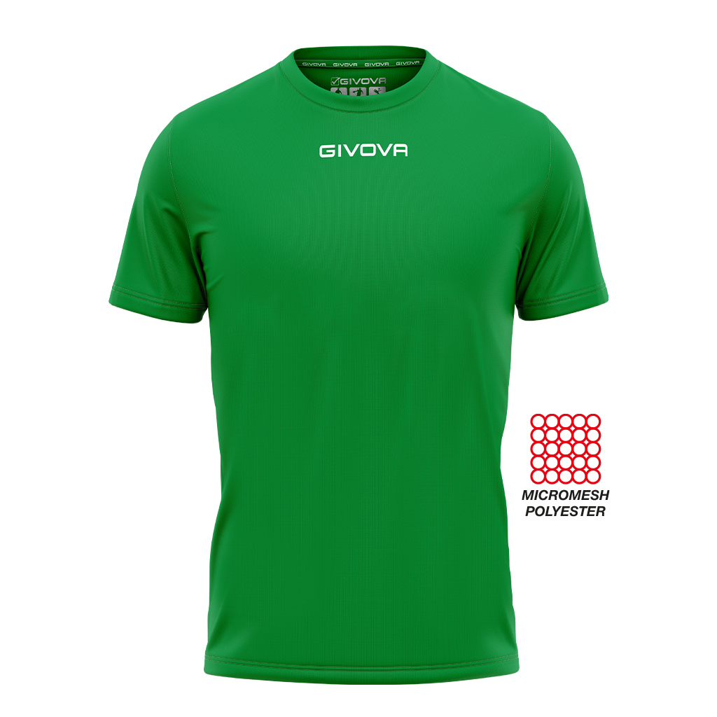 Футболка GIVOVA SHIRT GIVOVA ONE MICROFORATA MAC01 зелений