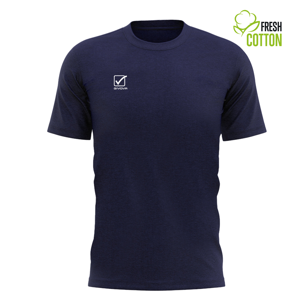 Футболка GIVOVA T-SHIRT COTONE ACTION MA027 темно-синій