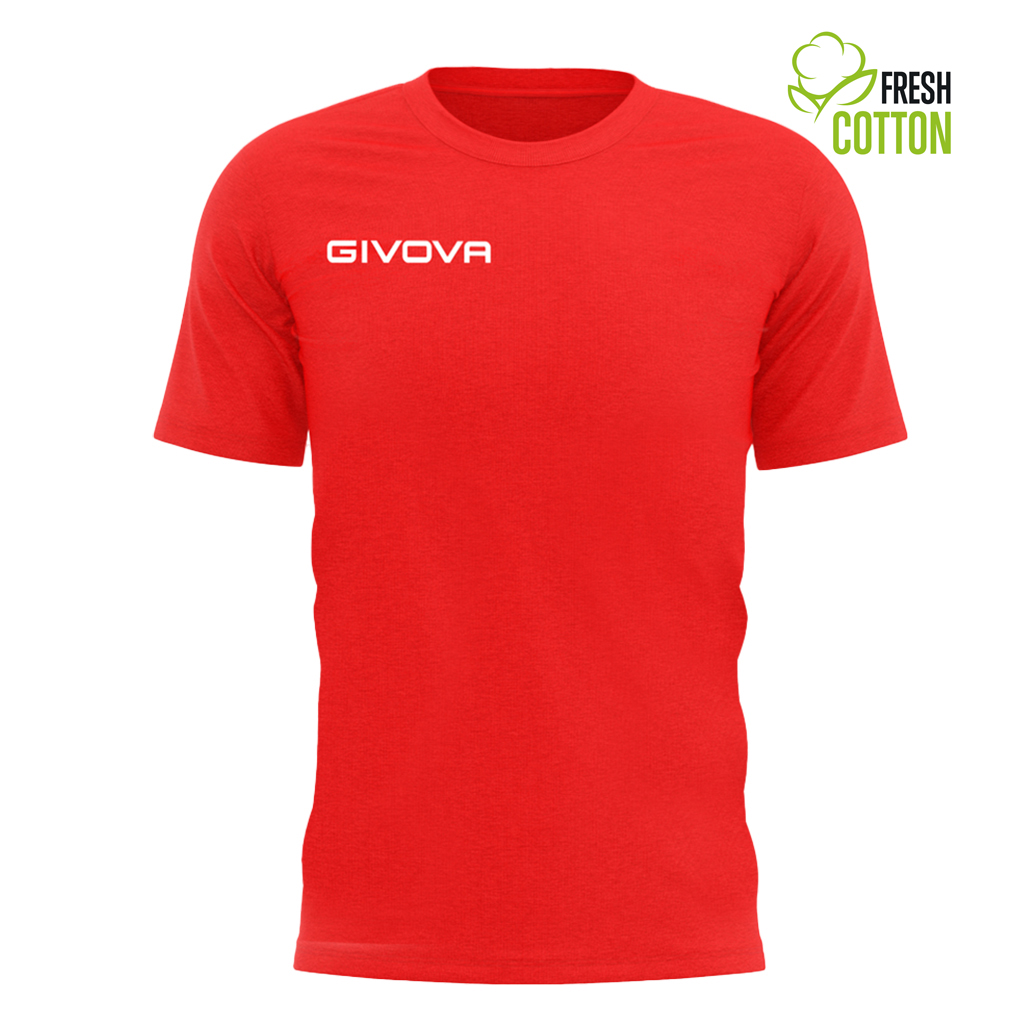 Футболка GIVOVA T-SHIRT COTONE FRESH MA007 красный