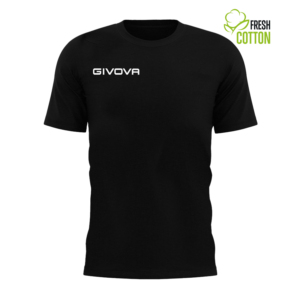 Футболка GIVOVA T-SHIRT COTONE FRESH MA007 черный