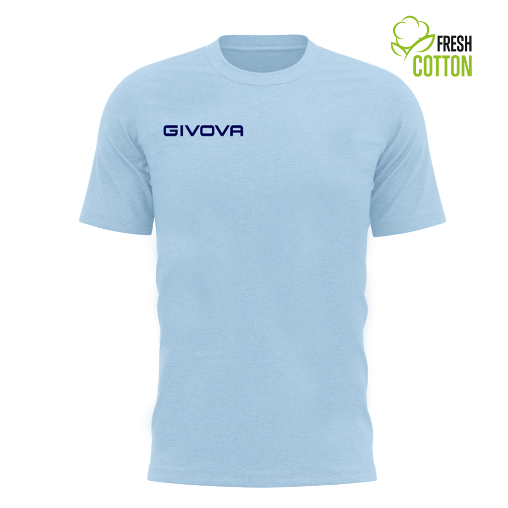 Футболка GIVOVA T-SHIRT COTONE FRESH MA007 голубой