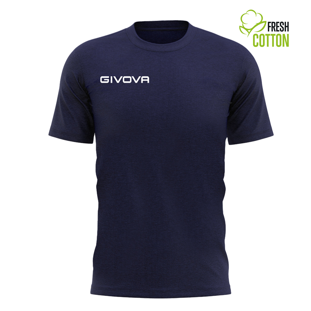 Футболка GIVOVA T-SHIRT COTONE FRESH MA007 темно-синий