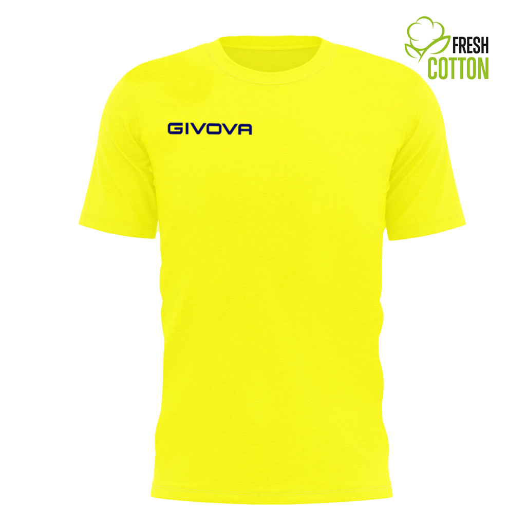 Футболка GIVOVA T-SHIRT COTONE FRESH MA007 желтый