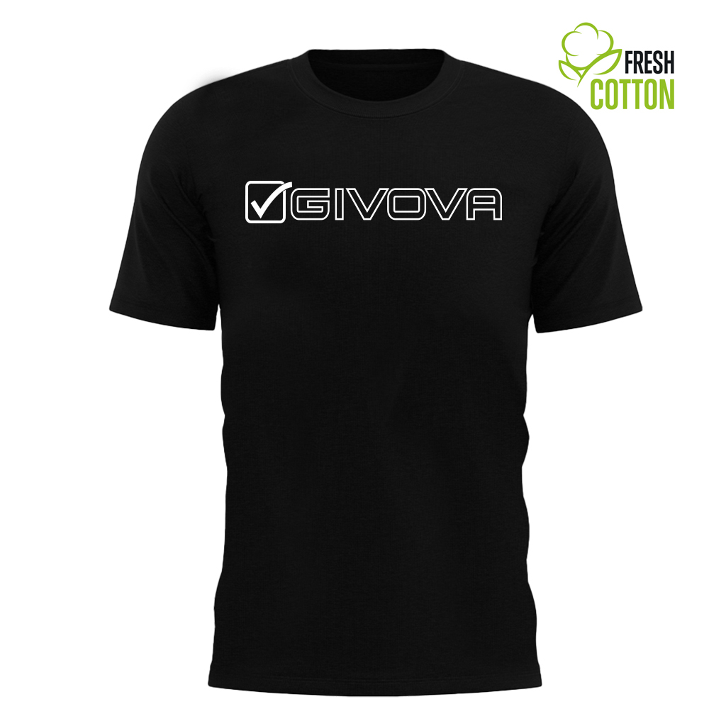 Футболка GIVOVA T-SHIRT COTONE MONDO MA033 черный