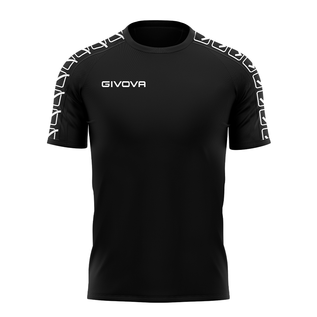 Футболка GIVOVA T-SHIRT COTTON BAND BA01 чорний