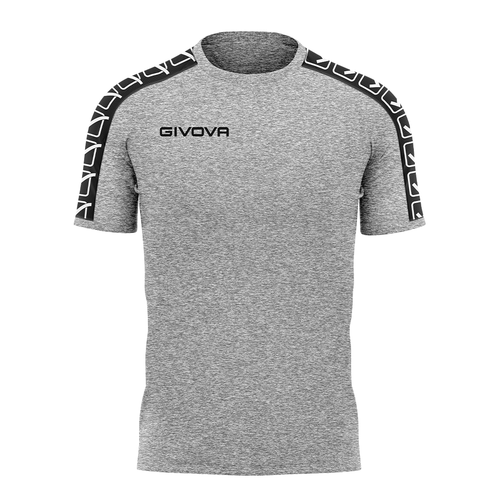Футболка GIVOVA T-SHIRT COTTON BAND BA01 сірий