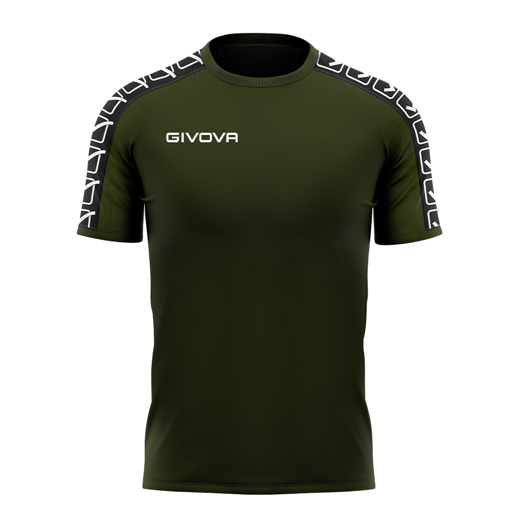 Футболка GIVOVA T-SHIRT POLY BAND BA02 темно-зеленый