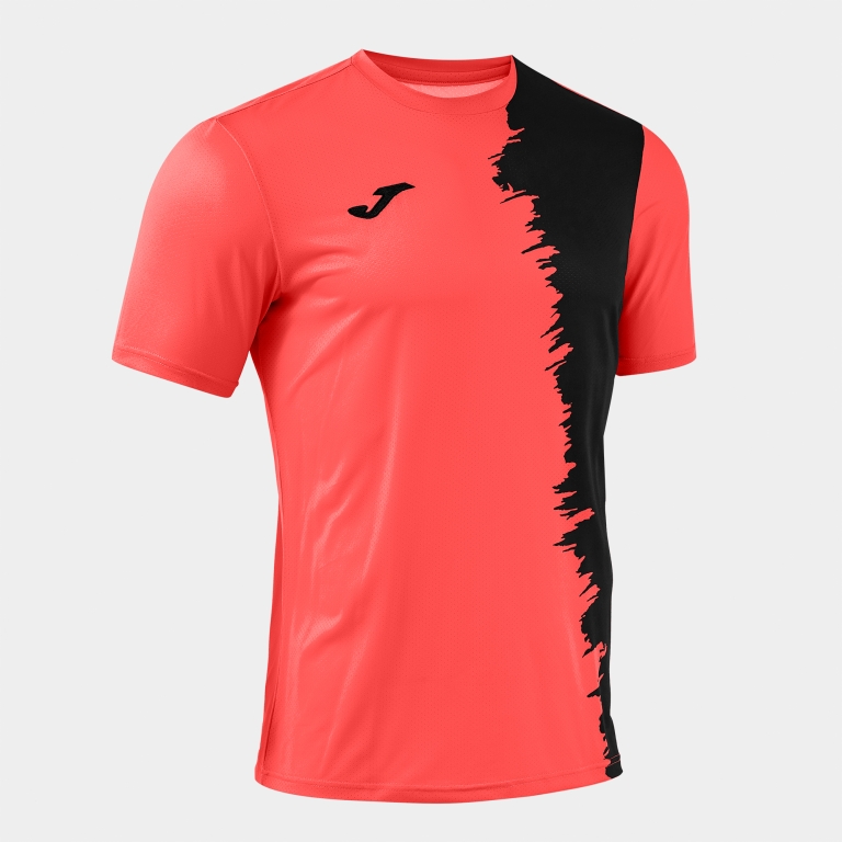 Футболка JOMA PICASHO 105115 кораловий/чорний