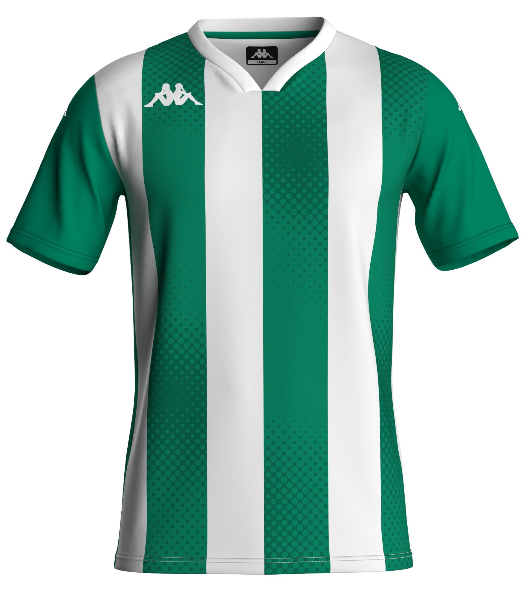 Футболка KAPPA DUGO 37228XW белый/зеленый