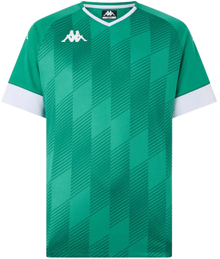 Футболка KAPPA FOSCO 38218IW  зелений/білий