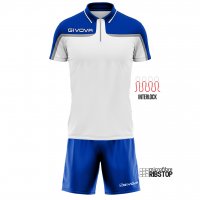 Футбольная форма Givova KIT FAST KIT035 белый/синий