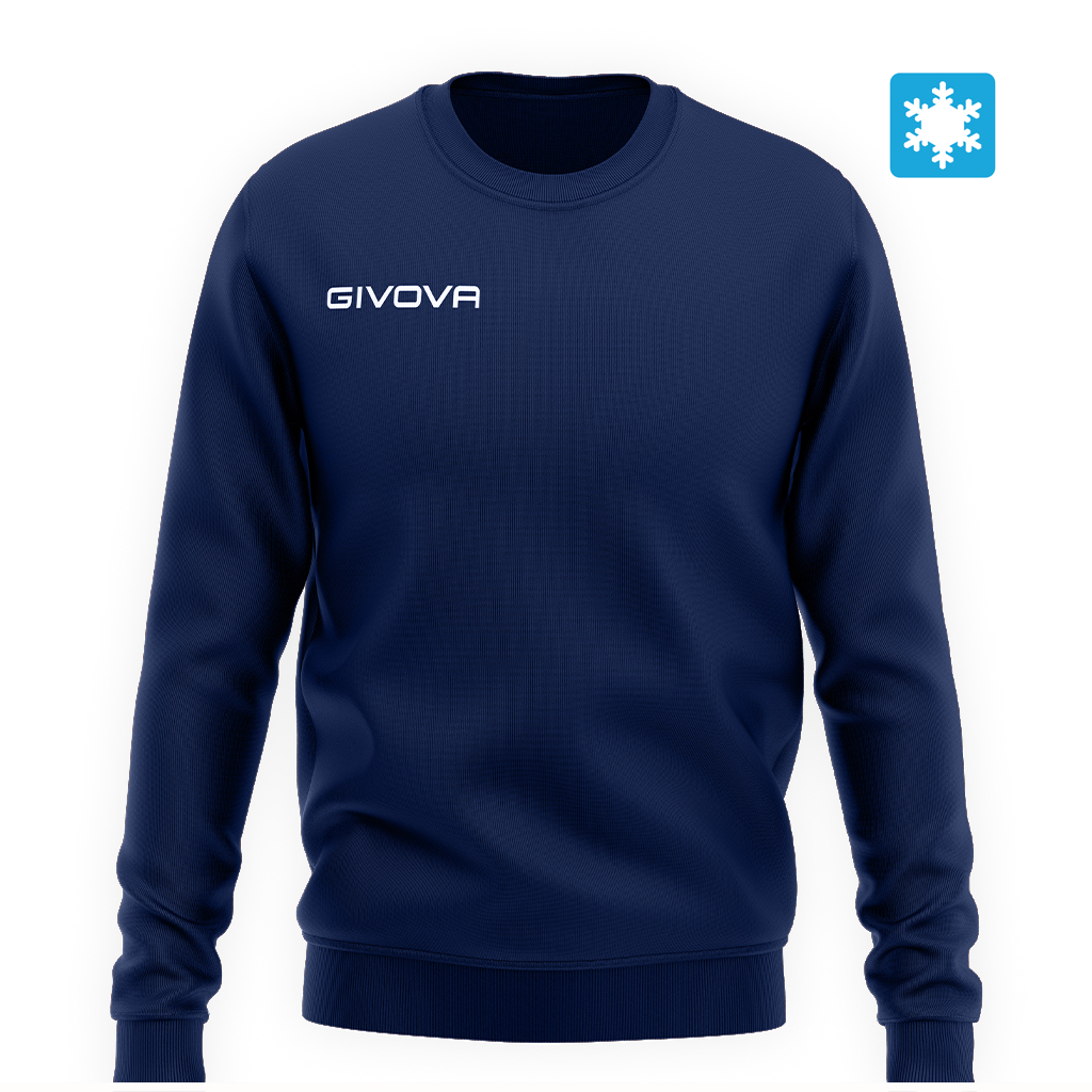 Кофта Givova Felpa G/Collo MA025 темно-синий