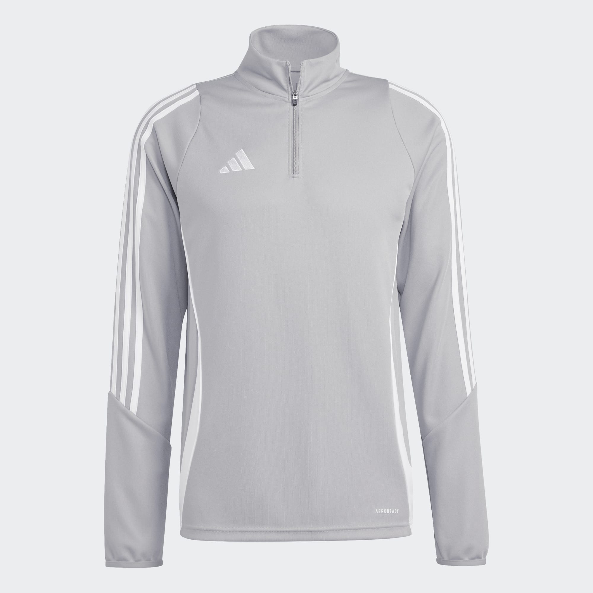 Кофта тренировочная Adidas Tiro 24 Training Top  серый/белый