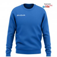Кофта тренувальна Givova MAGLIA POLARFLEECE G/COLLO GIVOVA ONE MA019 синій