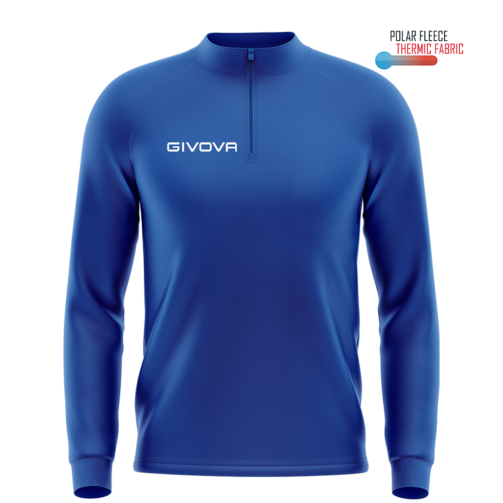 Кофта тренировочная GIVOVA MAGLIA POLARFLEECE TECNICA (HALF ZIP) 500 MA023 thumbnail 1