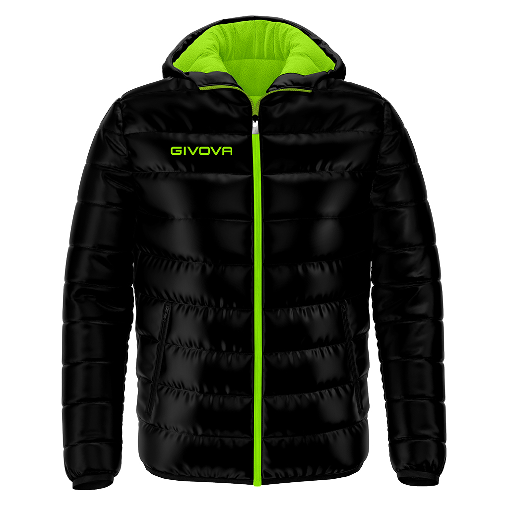 Куртка Givova GIUBBOTTO OLANDA G013 чорний/салатовий