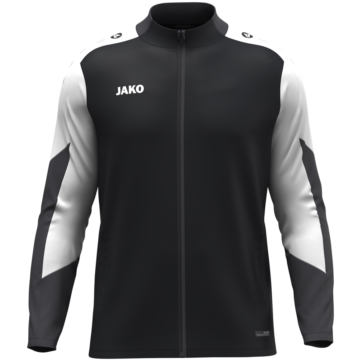 Олимпийка JAKO Polyesterjacke Dynamic 9370 черный/белый