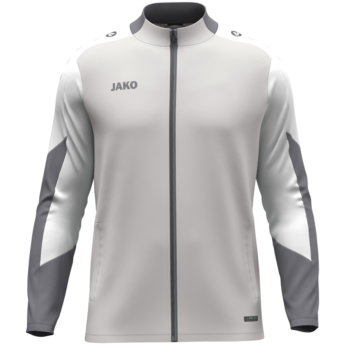 Олимпийка JAKO Polyesterjacke Dynamic 9370 серый/белый