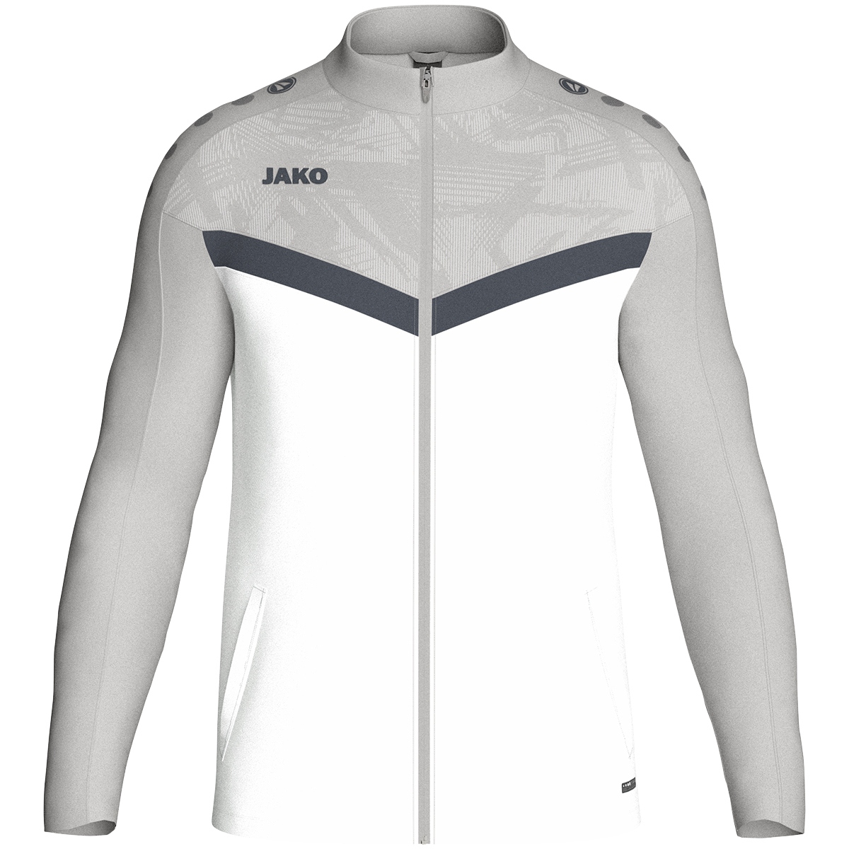 Олимпийка  JAKO Polyesterjacke Iconic 9324 белый/серый