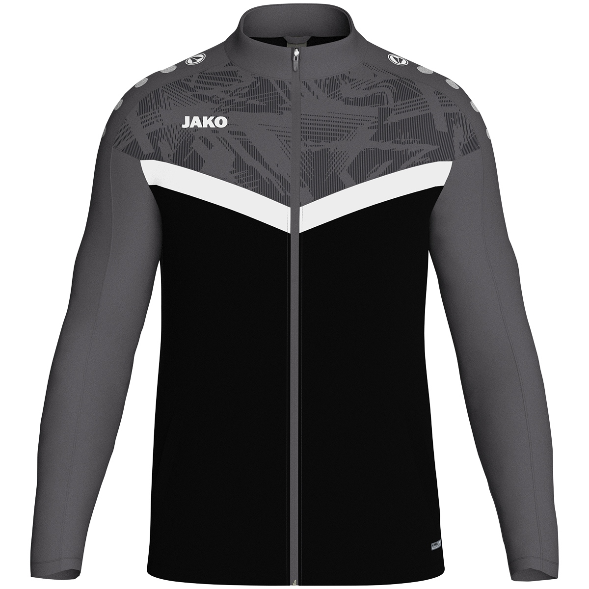 Олимпийка  JAKO Polyesterjacke Iconic 9324 черный/темно-серый