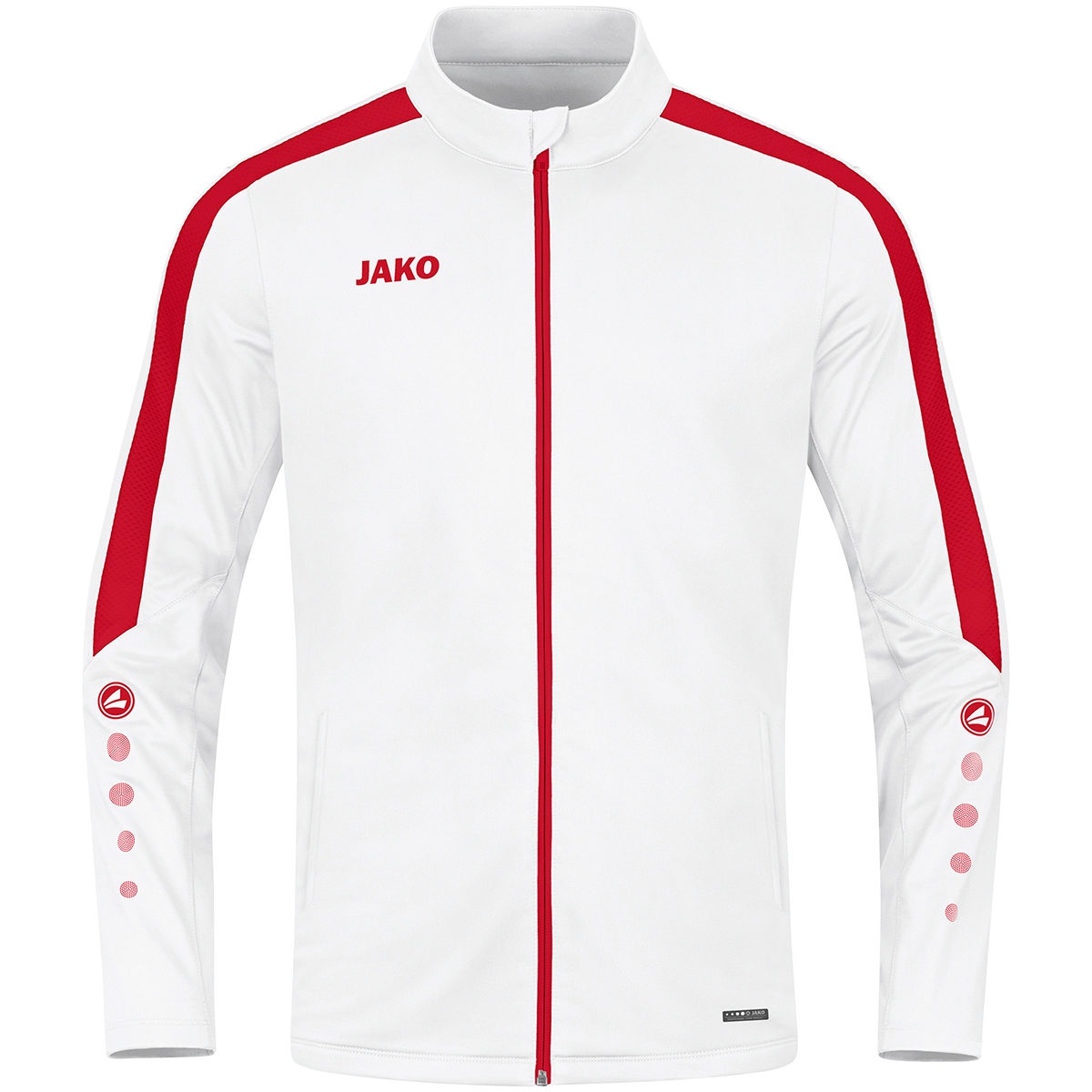 Олімпійка JAKO POLYESTERJACKE POWER 323  білий/червоний