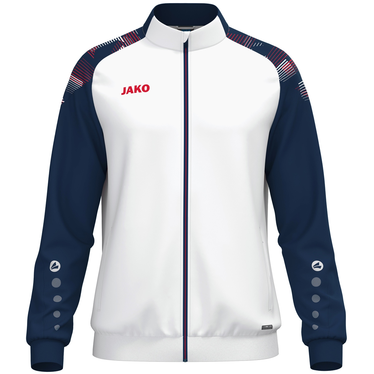 Олімпійка JAKO POLYESTERJACKE SONIC 9326  білий/темно-синій