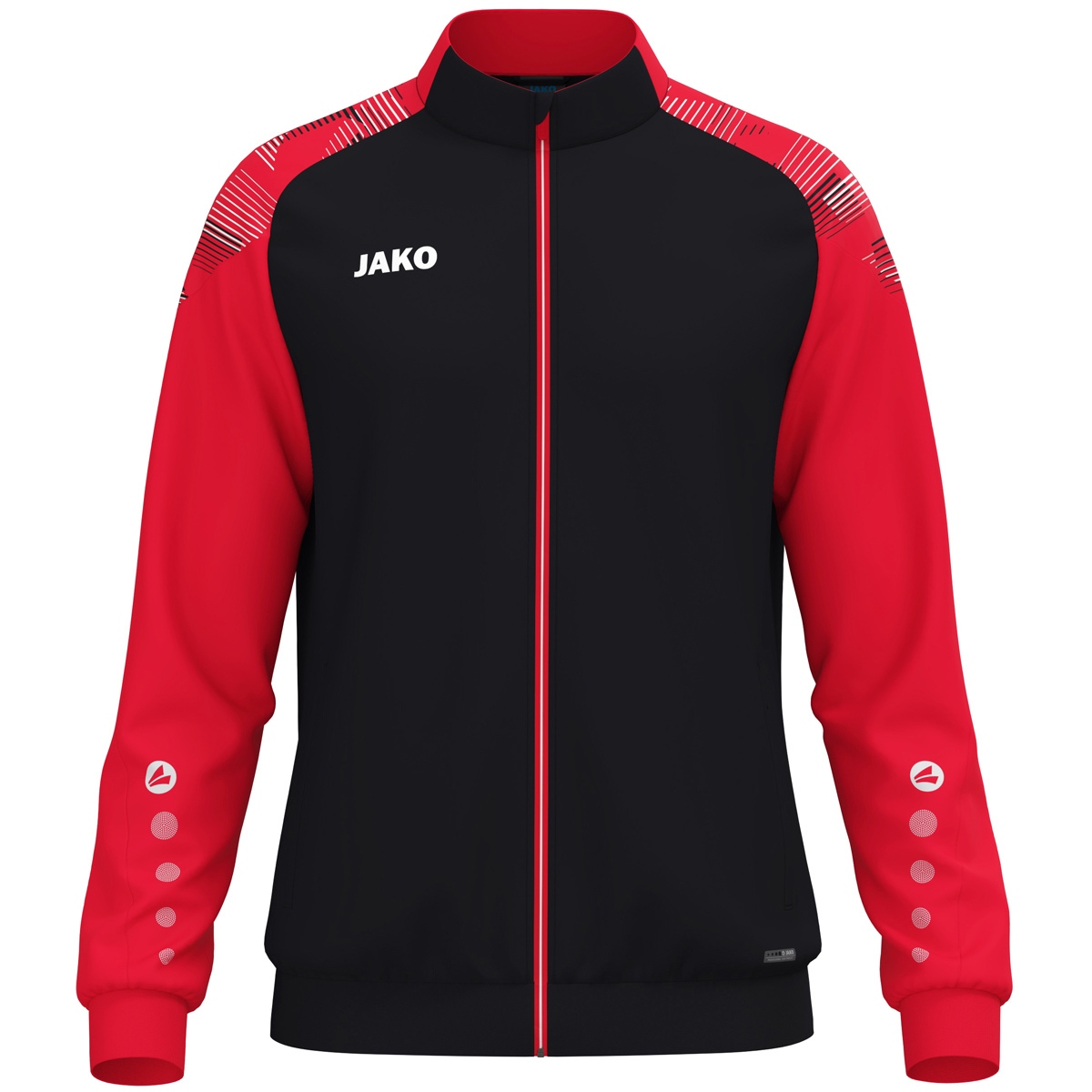 Олімпійка JAKO POLYESTERJACKE SONIC 9326  чорний/червоний