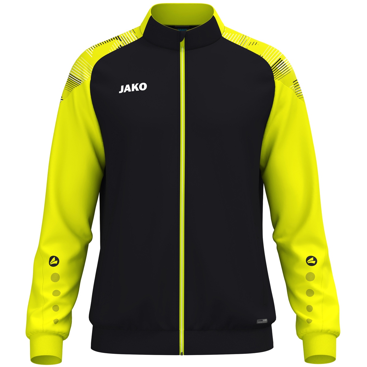 Олімпійка JAKO POLYESTERJACKE SONIC 9326  чорний/салатовий