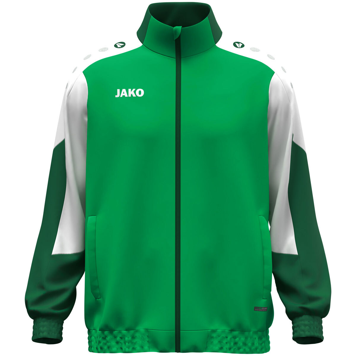 Олимпийка JAKO WEBJACKE DYNAMIC 9870  зеленый/белый