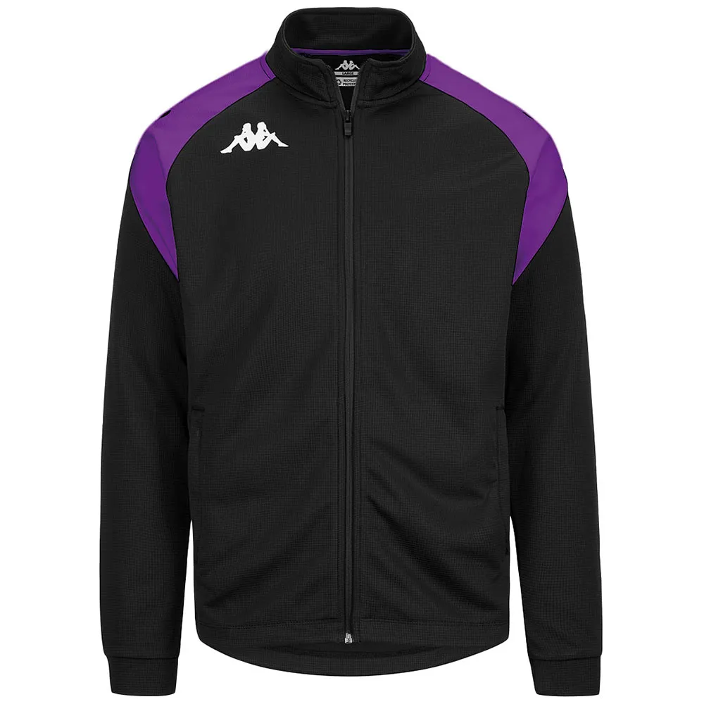 Олимпийка KAPPA LENNO 311L7WW черный/фиолетовый