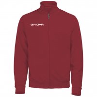 Олимпийка на молнии Givova Felpa Citta New MA011 бордовый