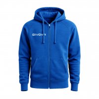 Олімпійка на блискавці Givova Felpa King Fullzip MA021 синій
